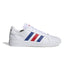 Sneakers bianche da uomo con strisce a contrasto adidas Grand Court Base 2.0, Brand, SKU s324000274, Immagine 0